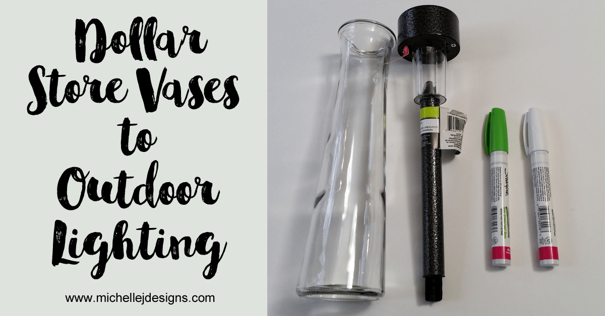Dollar Store Vases Turned Into Awesome Outdoor Solar Lights
