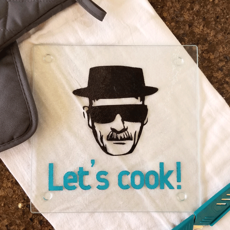 Breaking Bad Glass Cutting Board Idea Michelle James Designs