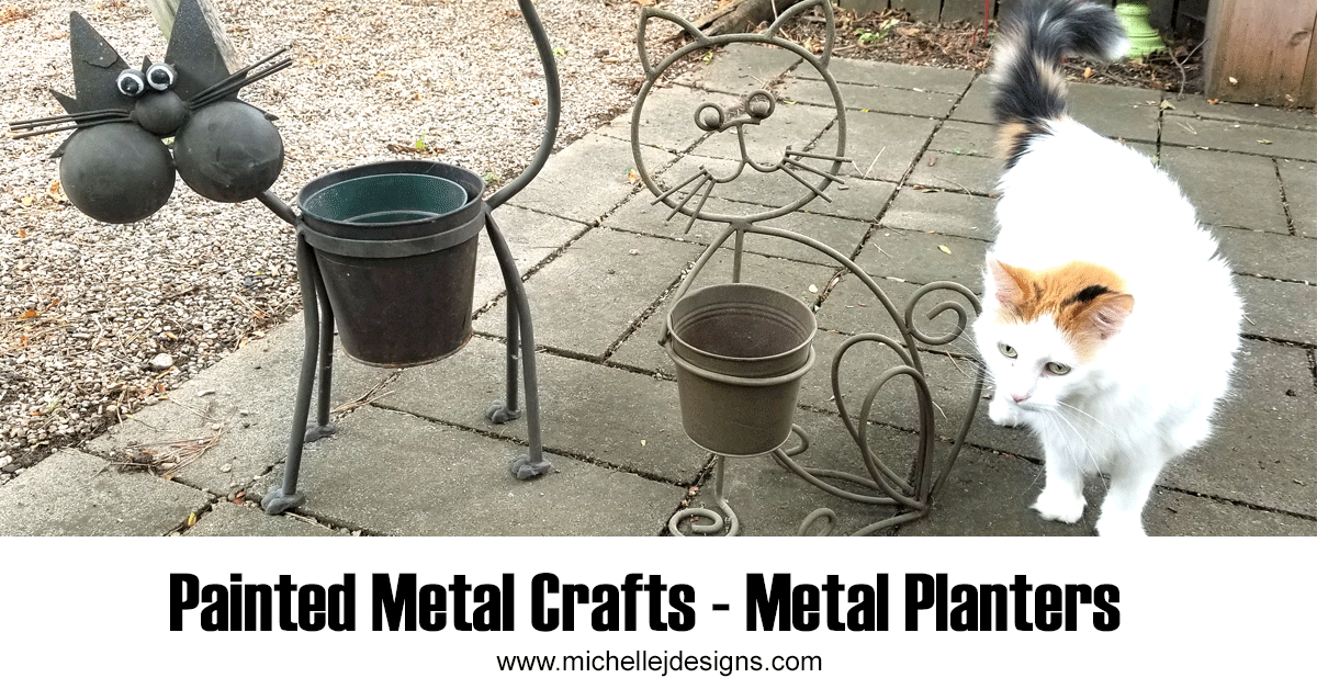 Paint for Metal Crafts Outdoor Planters Michelle James Designs