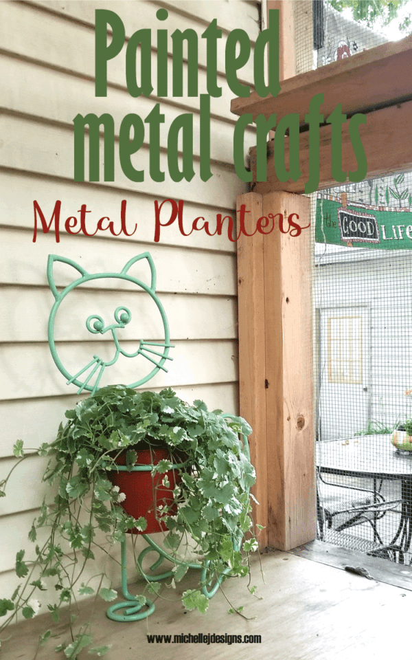 Paint for Metal Crafts Outdoor Planters Michelle James Designs