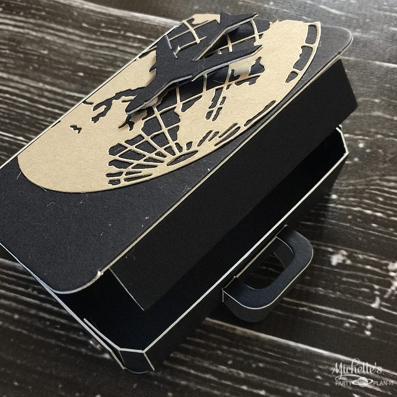 Suitcase Favor Boxes Sizzix Tutorial Michelle's Party PlanIt