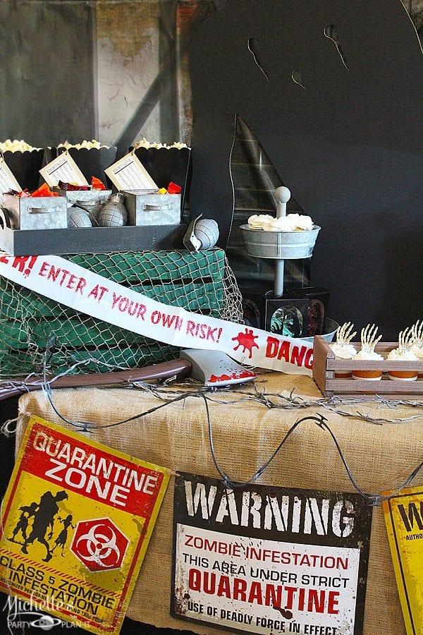 The Walking Dead Premiere Watch / Viewing Party Zombie Party Ideas