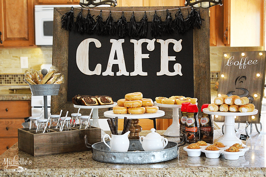 Let's Meet For Craft & Coffee! How to Host a Cafe Style Coffee Party