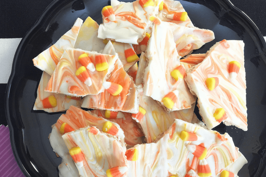 Candy Corn Bark Recipe Michelle's Party PlanIt