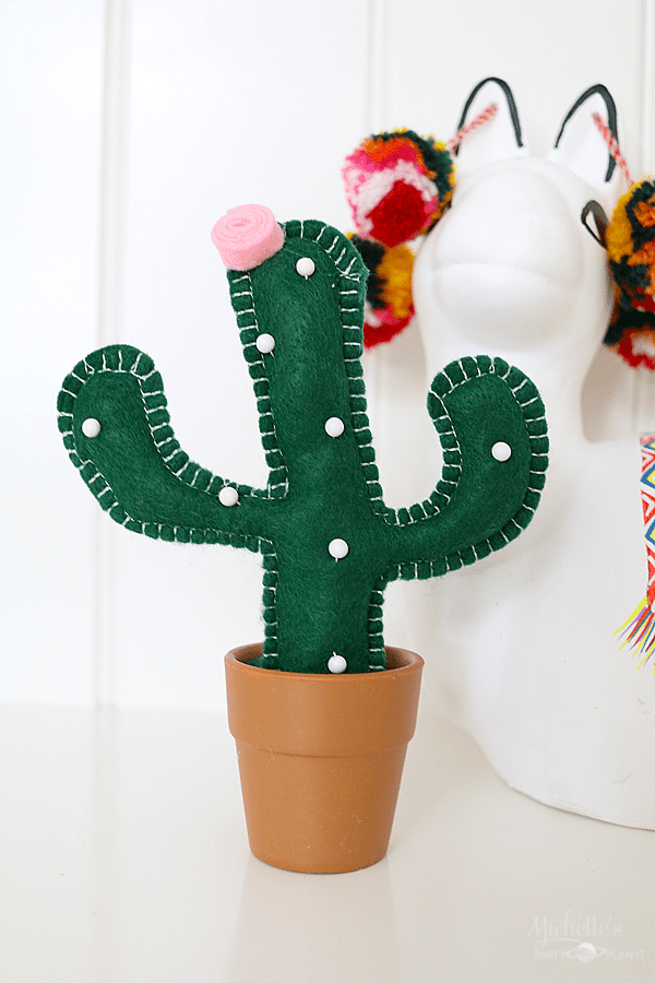 DIY Cactus Pin Cushion Michelle's Party PlanIt