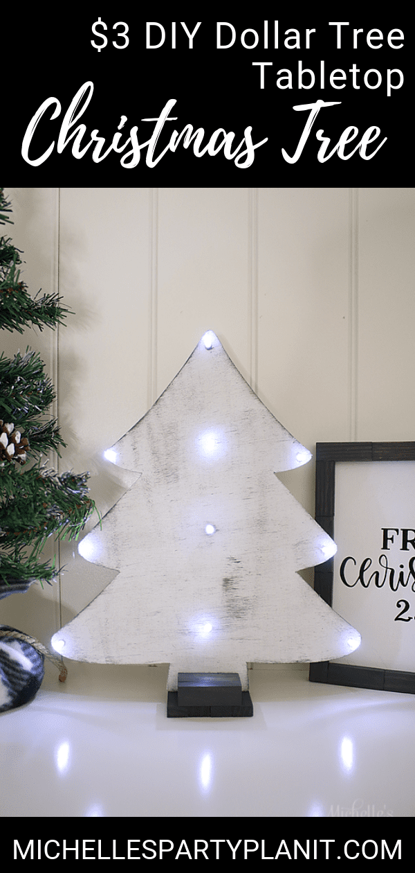 How to Make a 3 DIY Tabletop Christmas Tree Dollar Tree DIY
