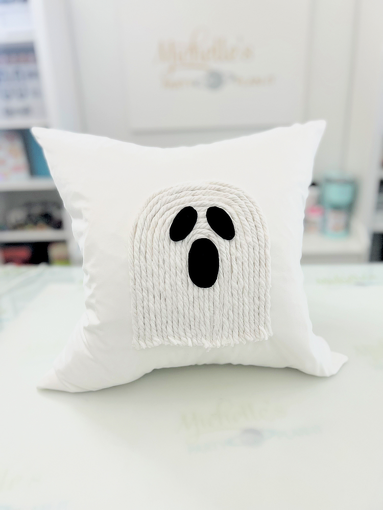 Dollar Tree Ghost Pillow Michelle's Party PlanIt