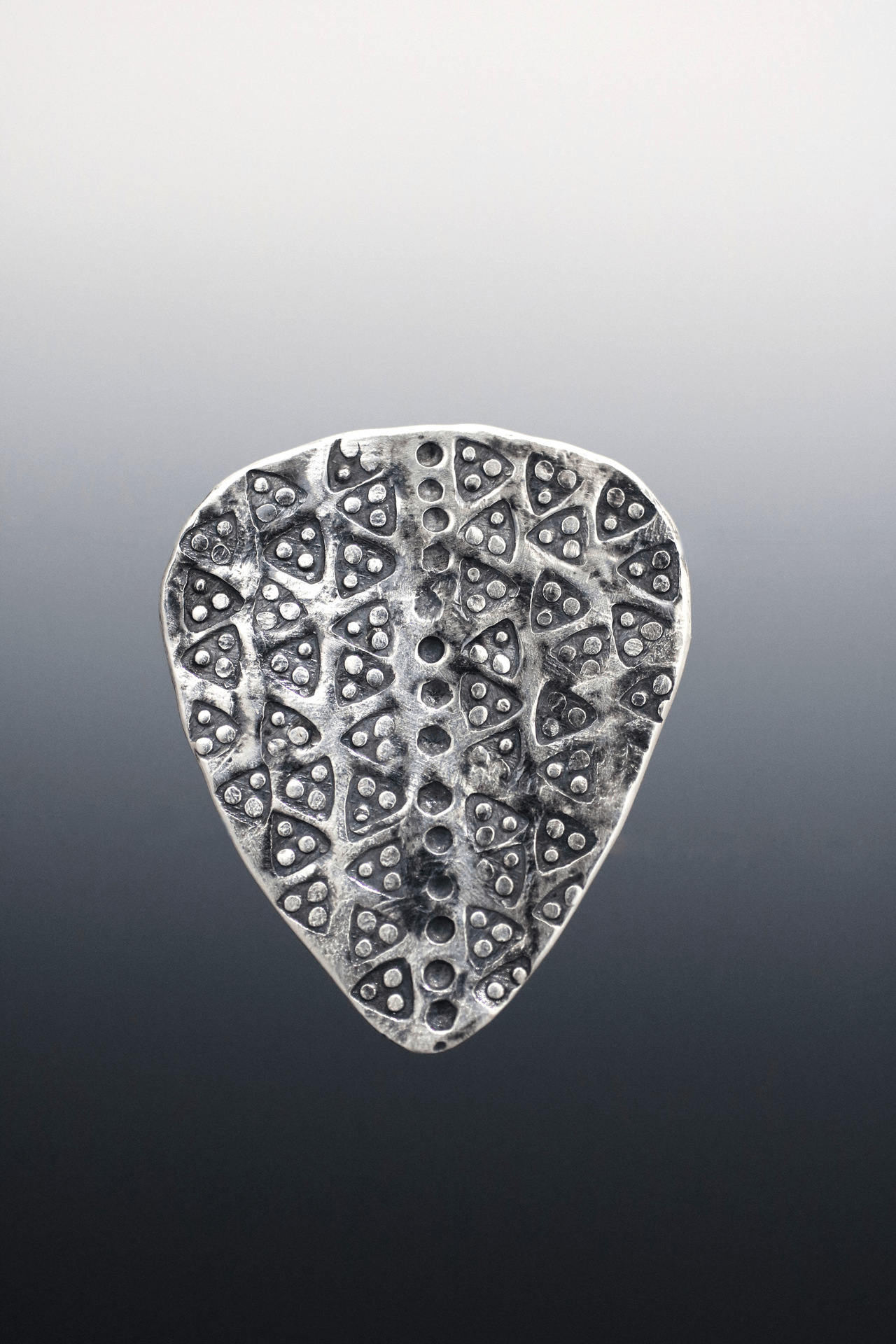 Silver Viking Guitar Pick Miche McClendon