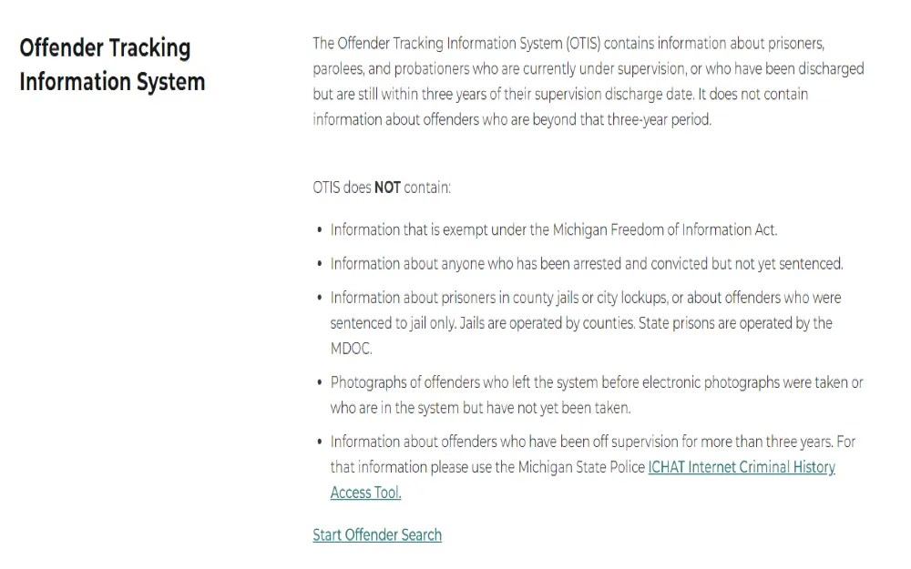 Check Michigan Arrests & Criminal Records Free Search (All MI Counties)(02)