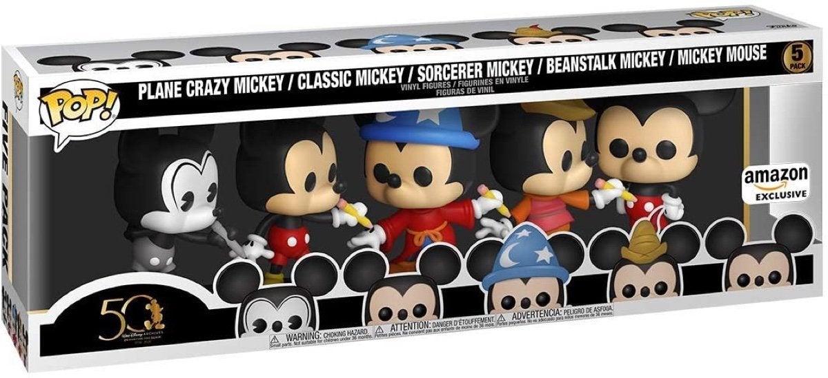 What Sorcery Is This? Funko Launches Set of 5 Disney Archives Mickey Mouse Figures