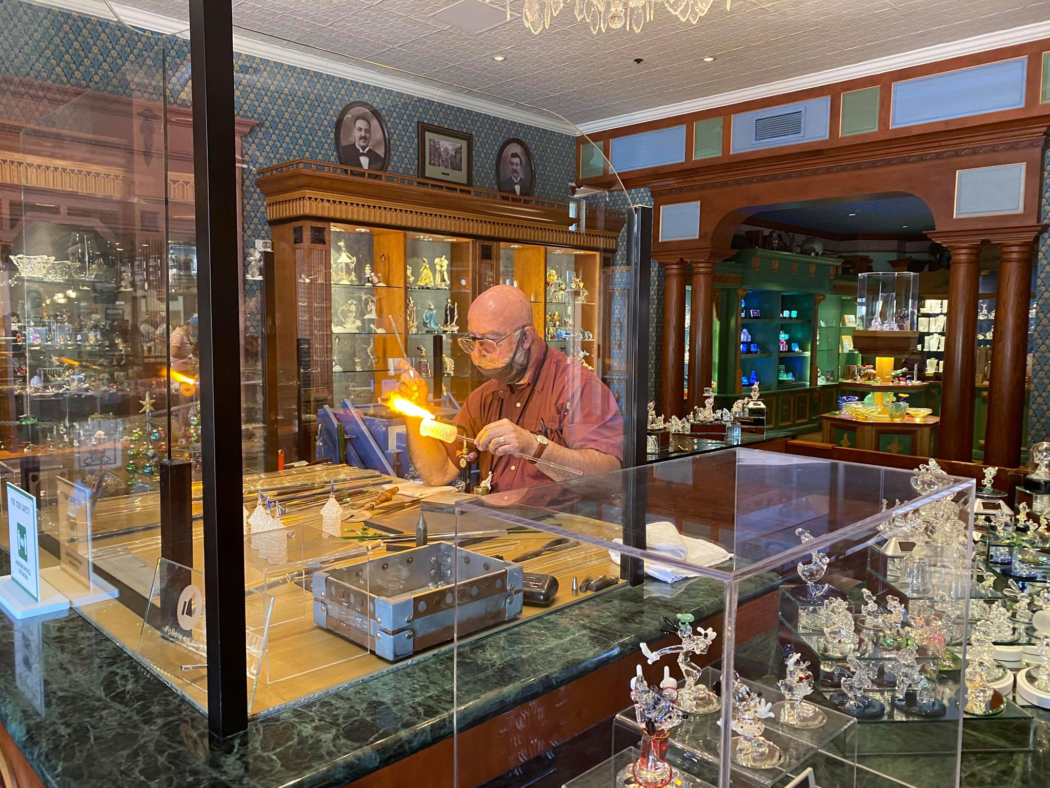 The GlassBlowers Are Back at Crystal Arts In the Magic Kingdom