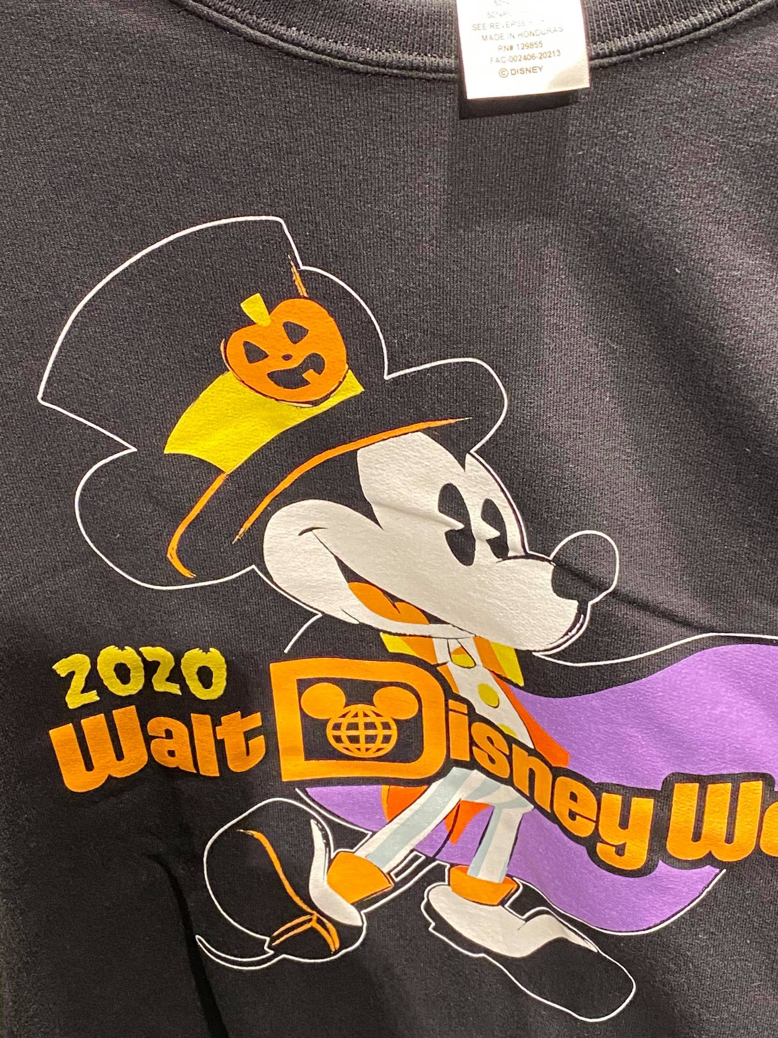 TrickorTreat in a Spooky New Mickey Halloween Sweatshirt