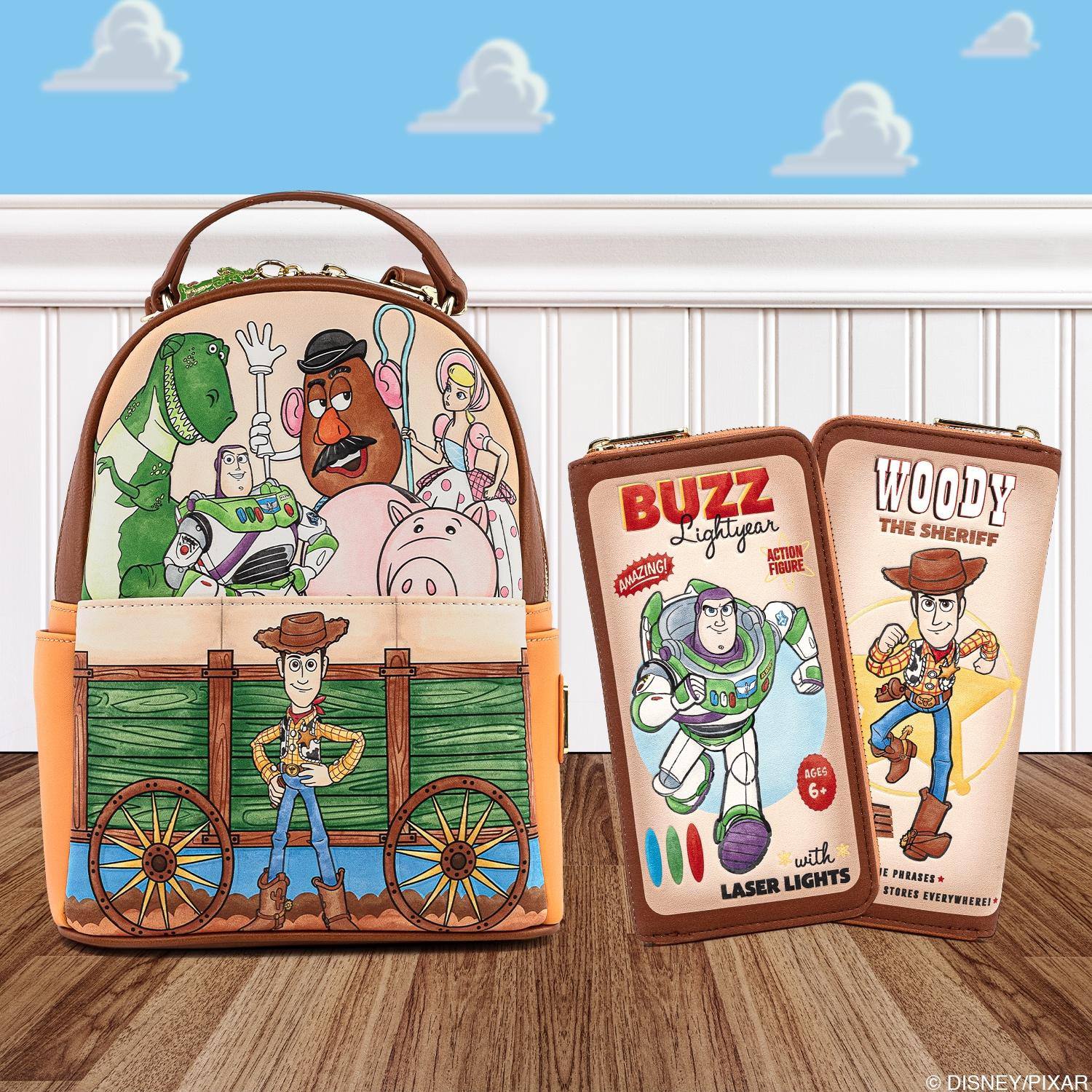 Disney Loungefly Mini Backpack Pixar Moments Toy Story Jessie And Buzz