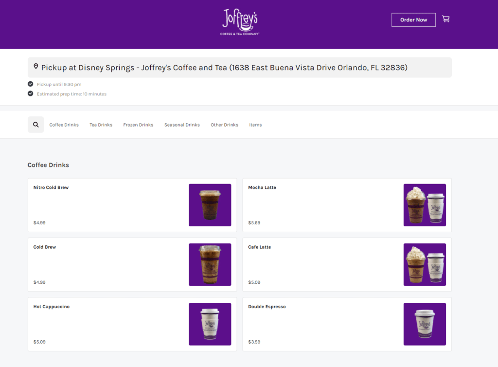 Joffrey's Coffee Now Offering Their Own Version of Mobile Ordering