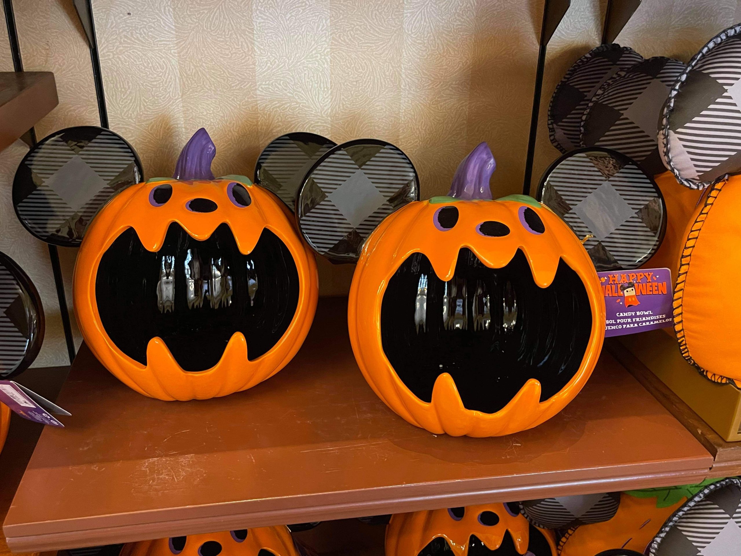 Mickey Pumpkin Candy Bowl is the Perfect Halloween Treat!