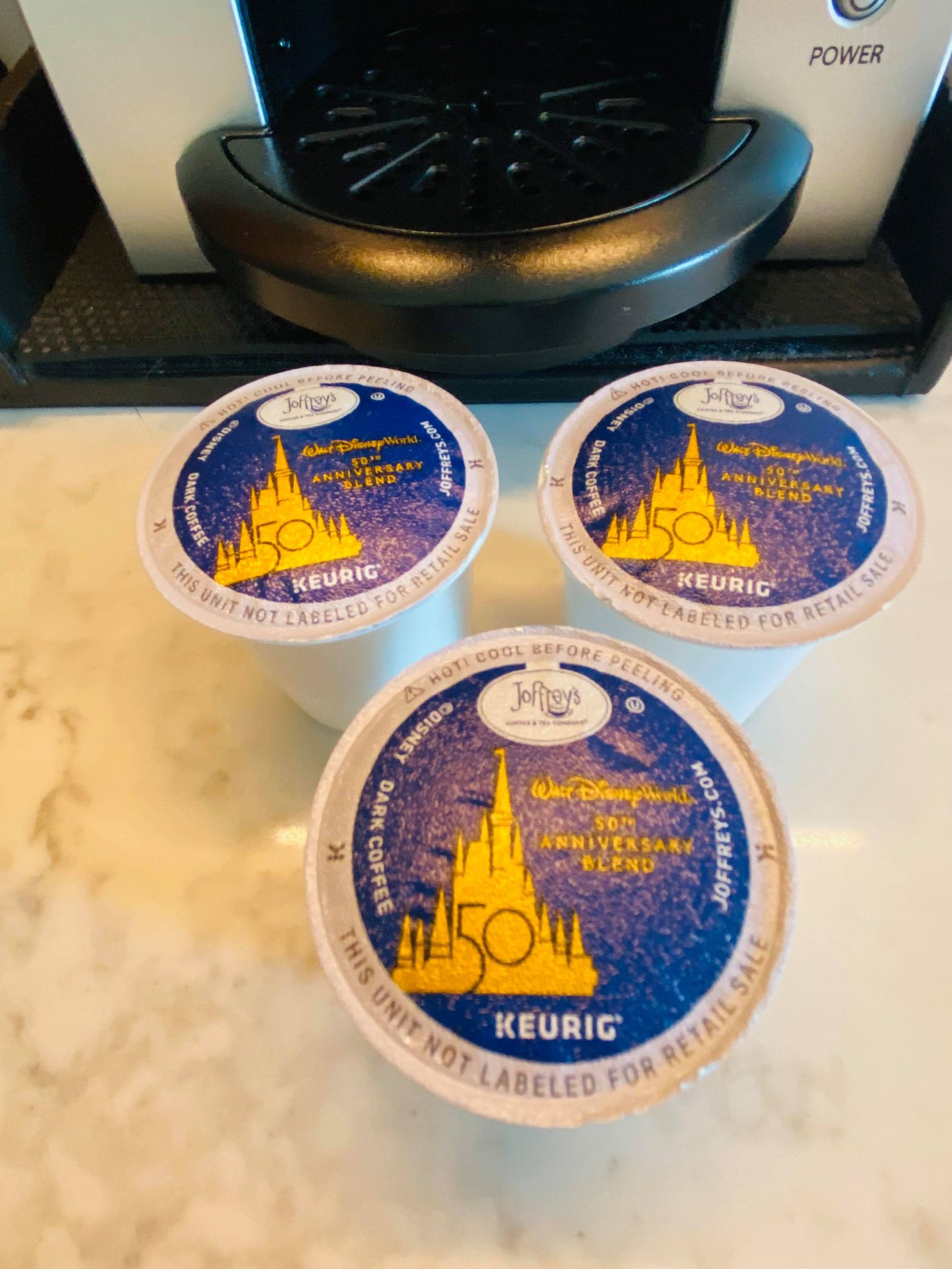 50th Anniversary Coffee Blend KCups by Joffrey's Pop Up in Walt Disney