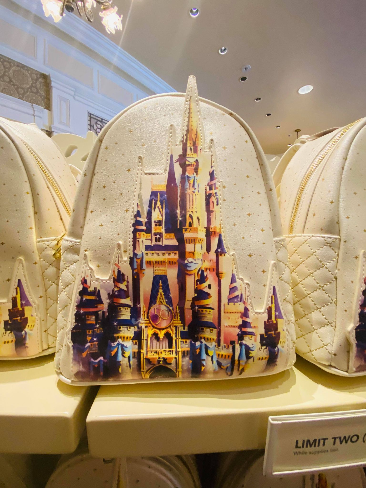 Walt Disney World 50th Anniversary Limited Edition Castle Loungefly