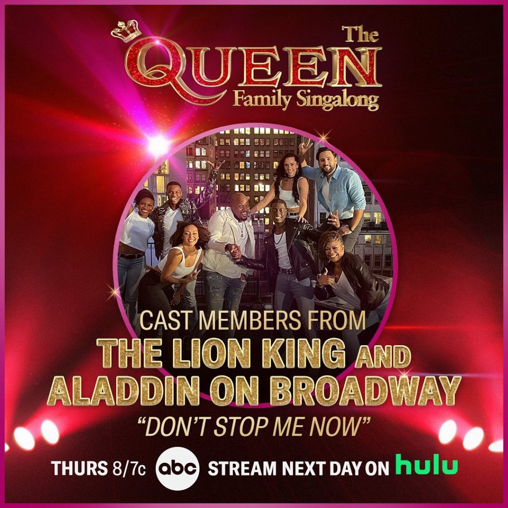 Disney Broadway Stars Join Tonight's "Queen Family SingALong