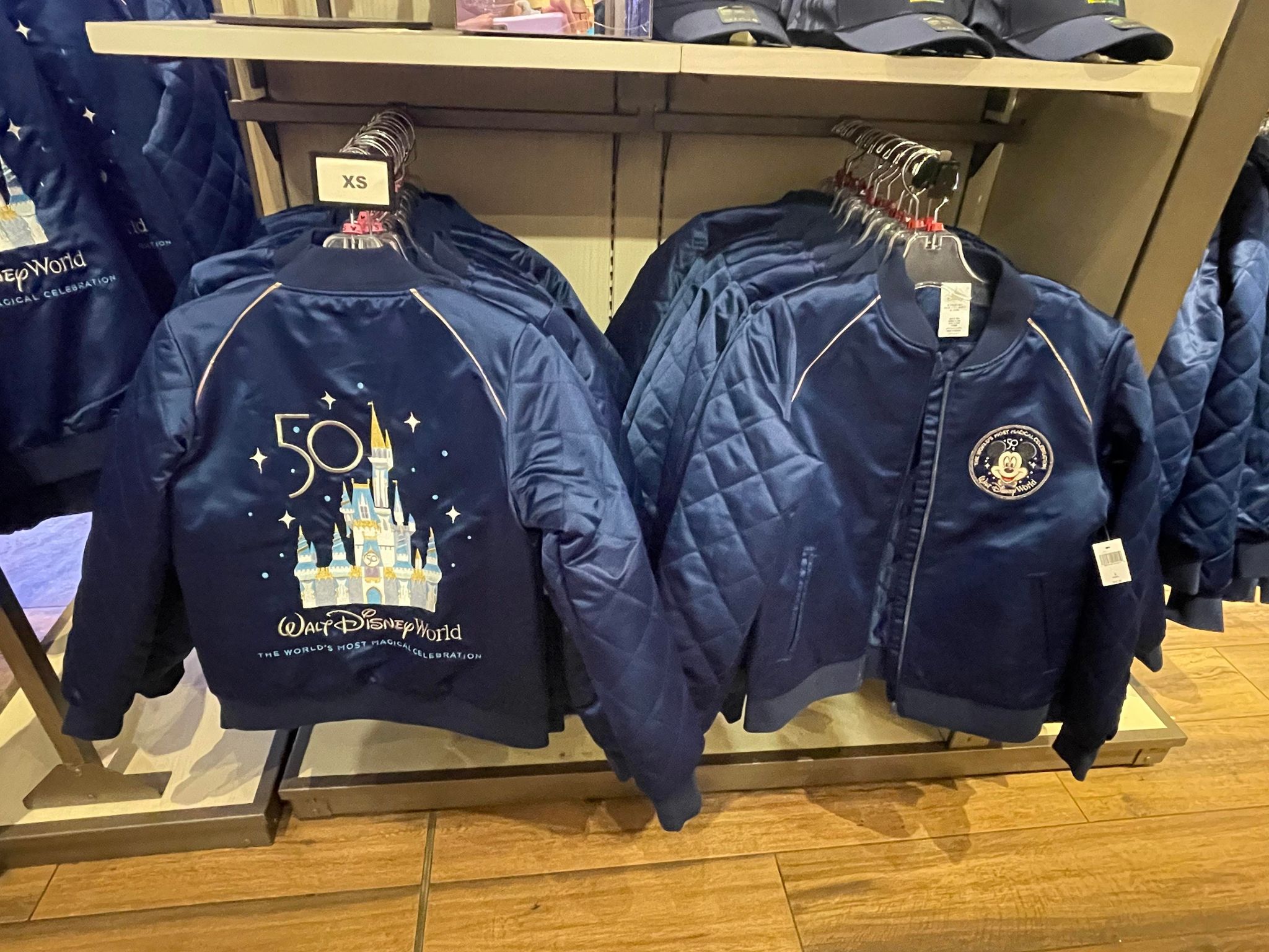 Walt Disney World 50th anniversary bomber jacket Adult M choose your