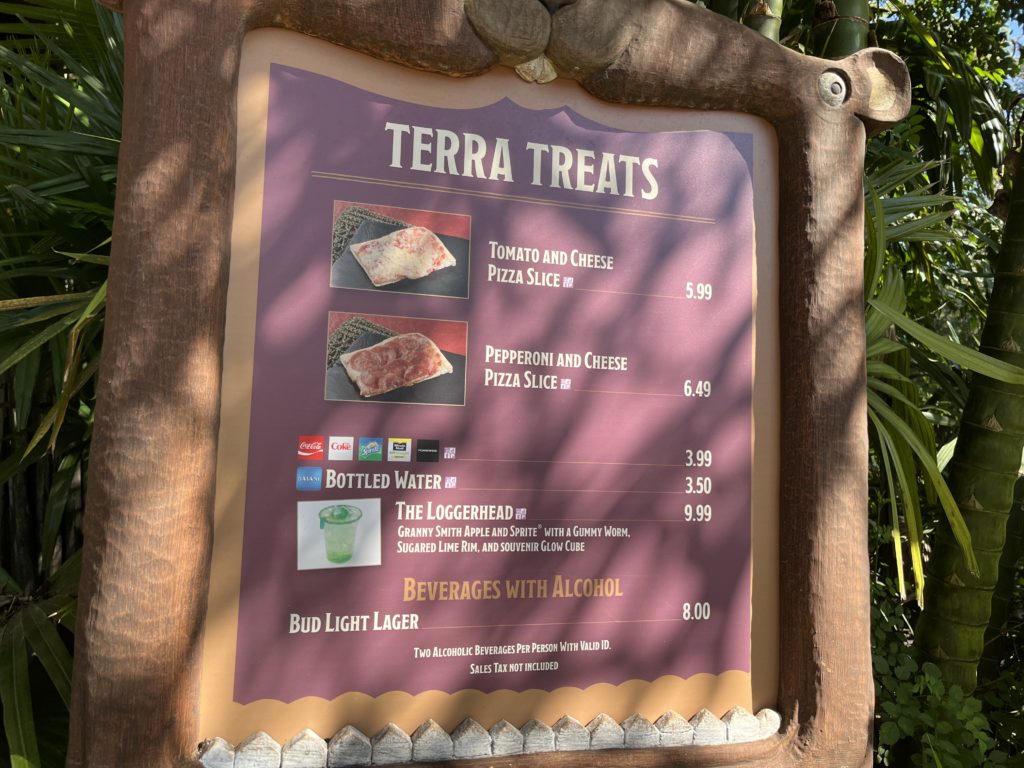 REVIEW Terra Treats Pizza Booth at Animal Kingdom