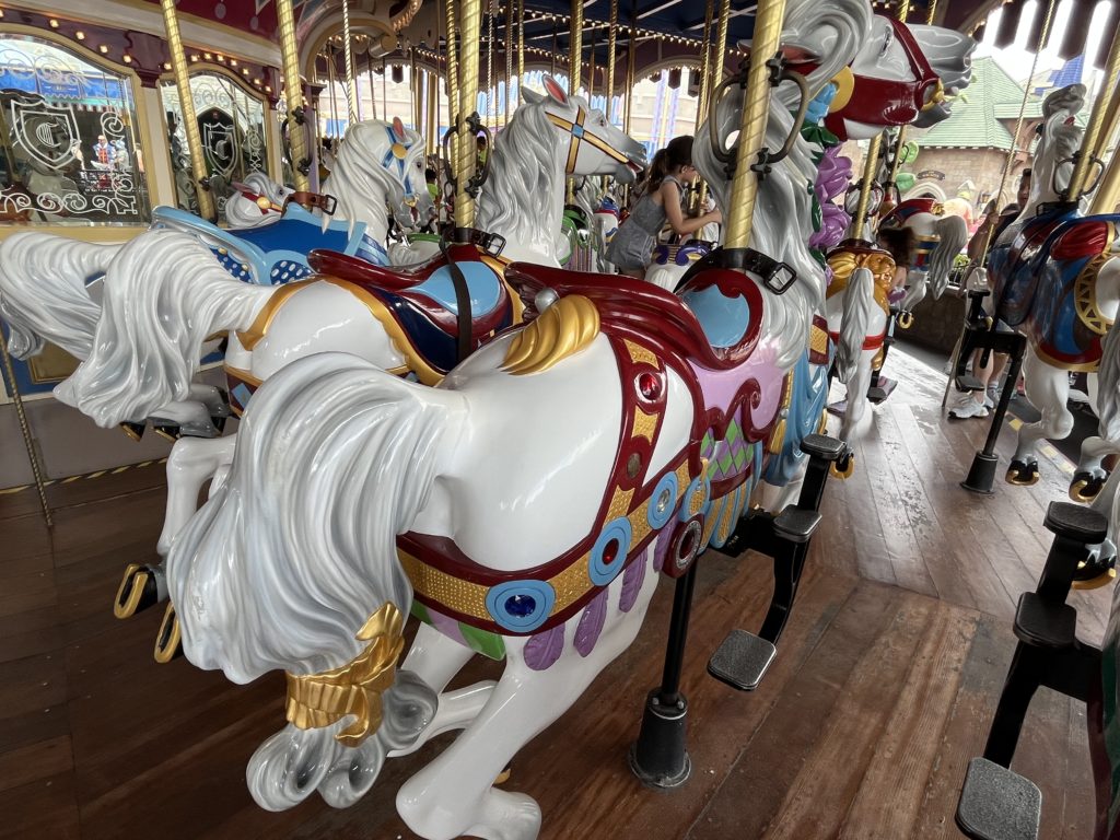 Ride Cinderella's Personal Horse on Prince Charming Regal Carrousel