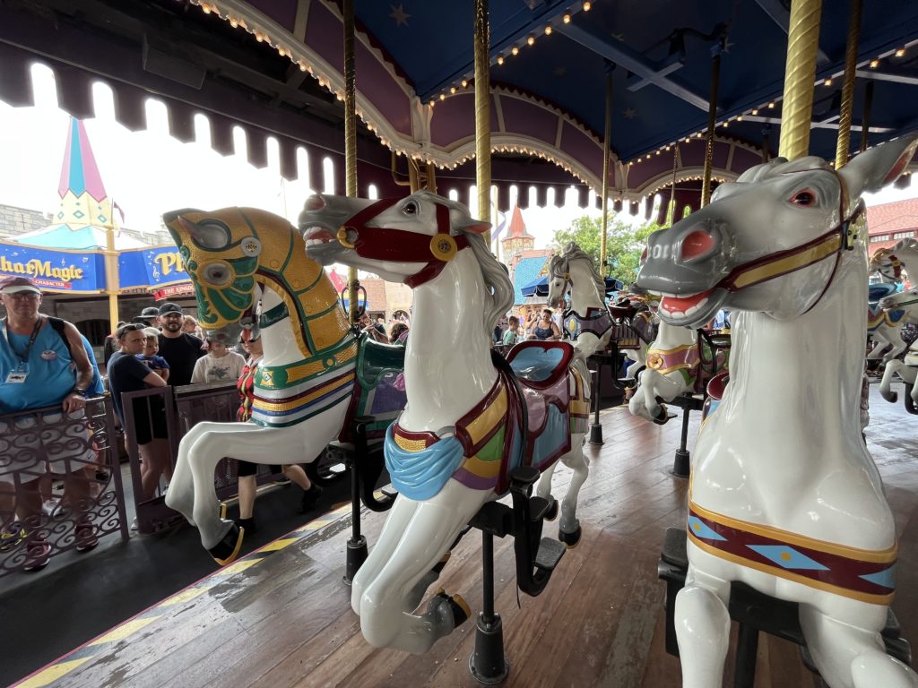 Ride Cinderella's Personal Horse on Prince Charming Regal Carrousel