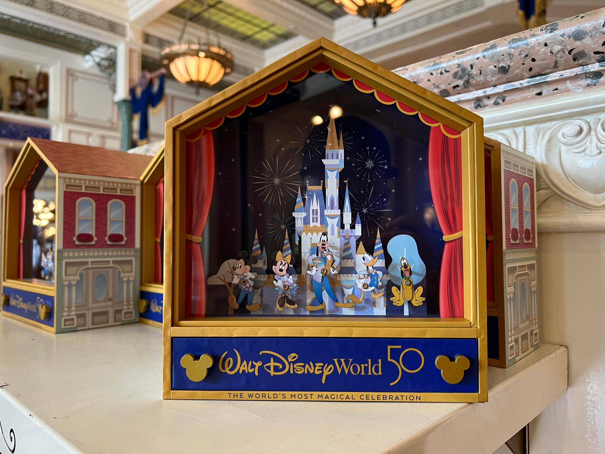 New 50th Anniversary Music Box NOW at Emporium in the Magic Kingdom
