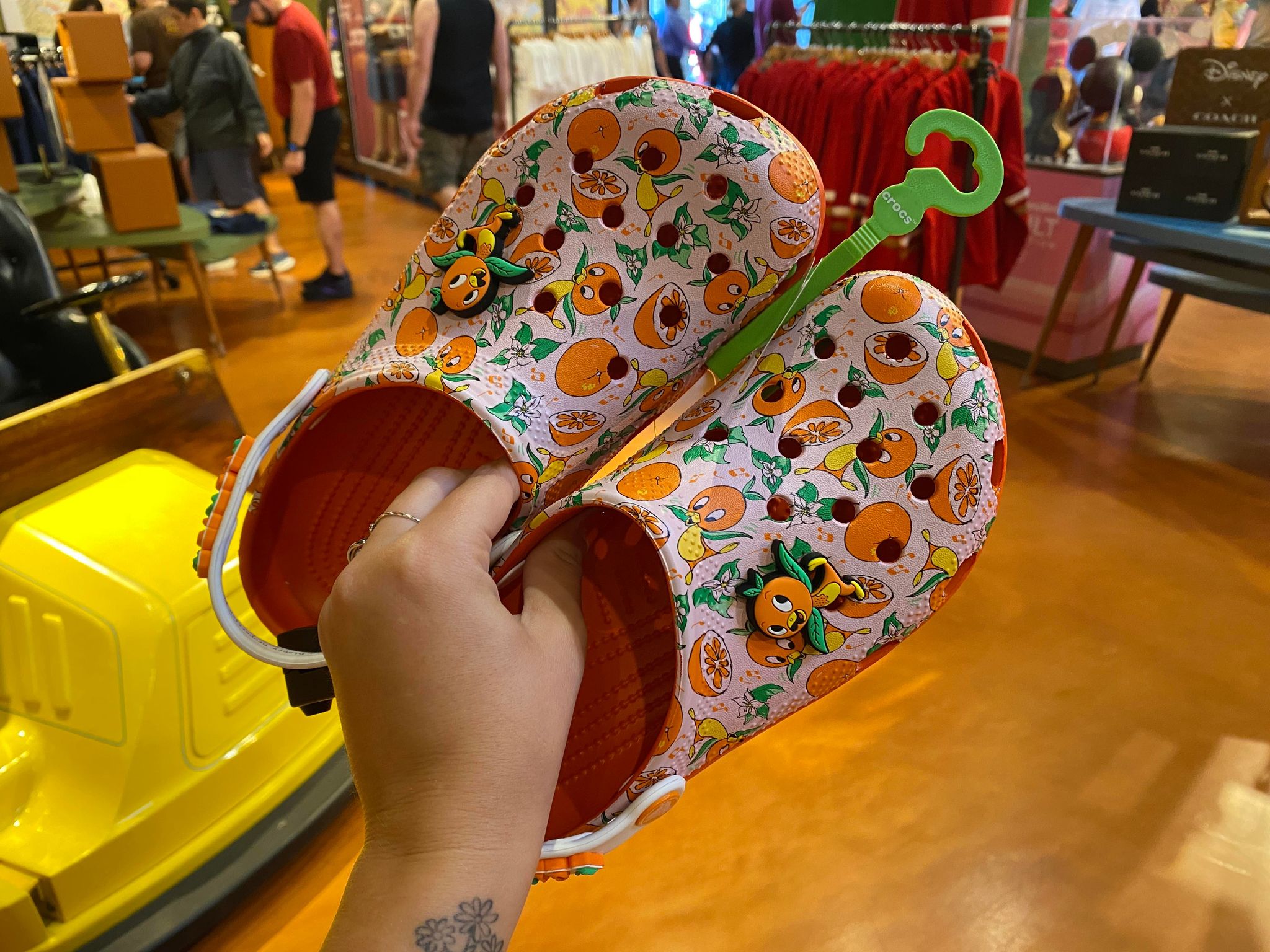 Orange Bird Crocs NOW Available at Marketplace CoOp in Disney Springs