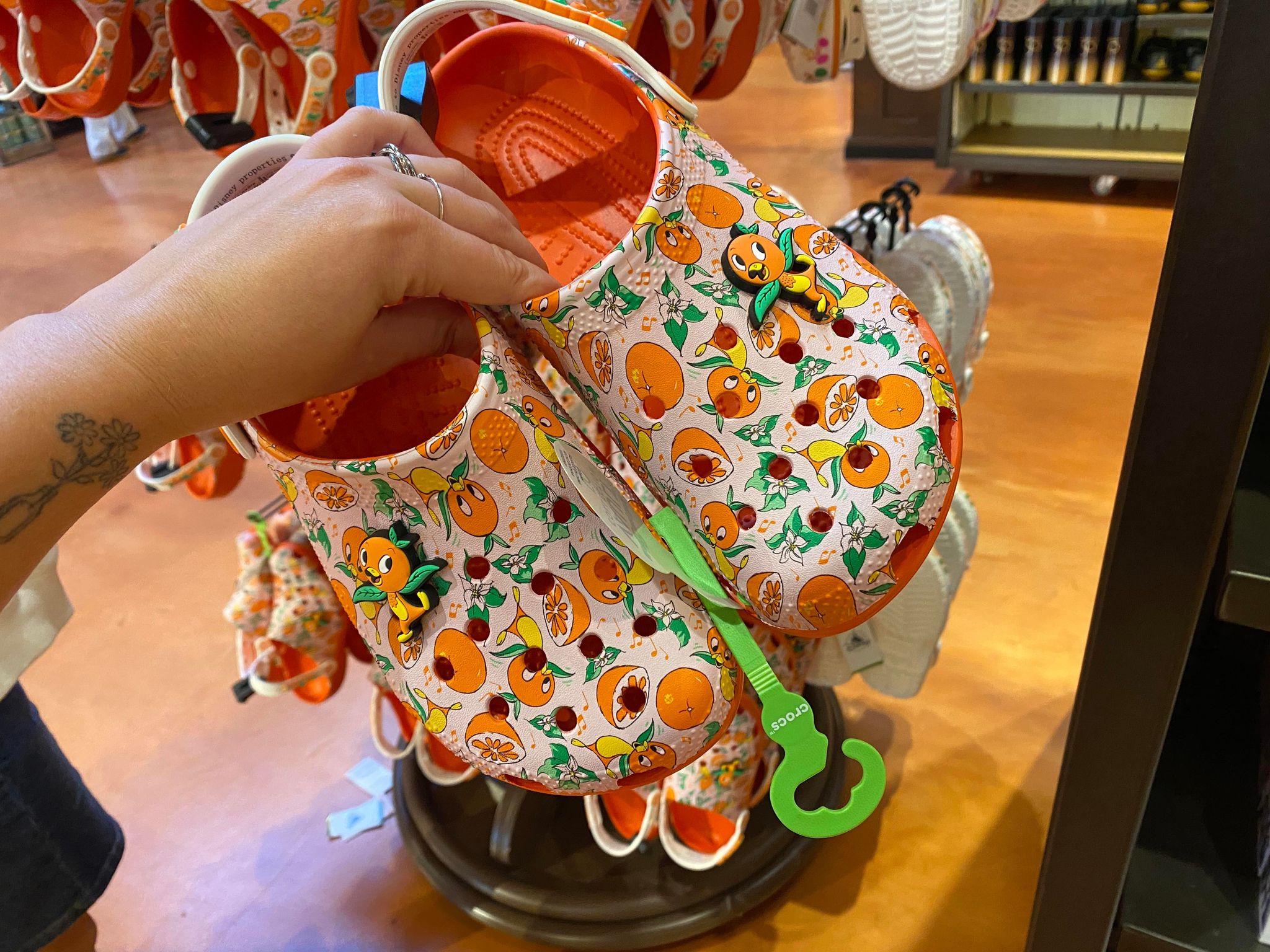 Orange Bird Crocs NOW Available at Marketplace CoOp in Disney Springs