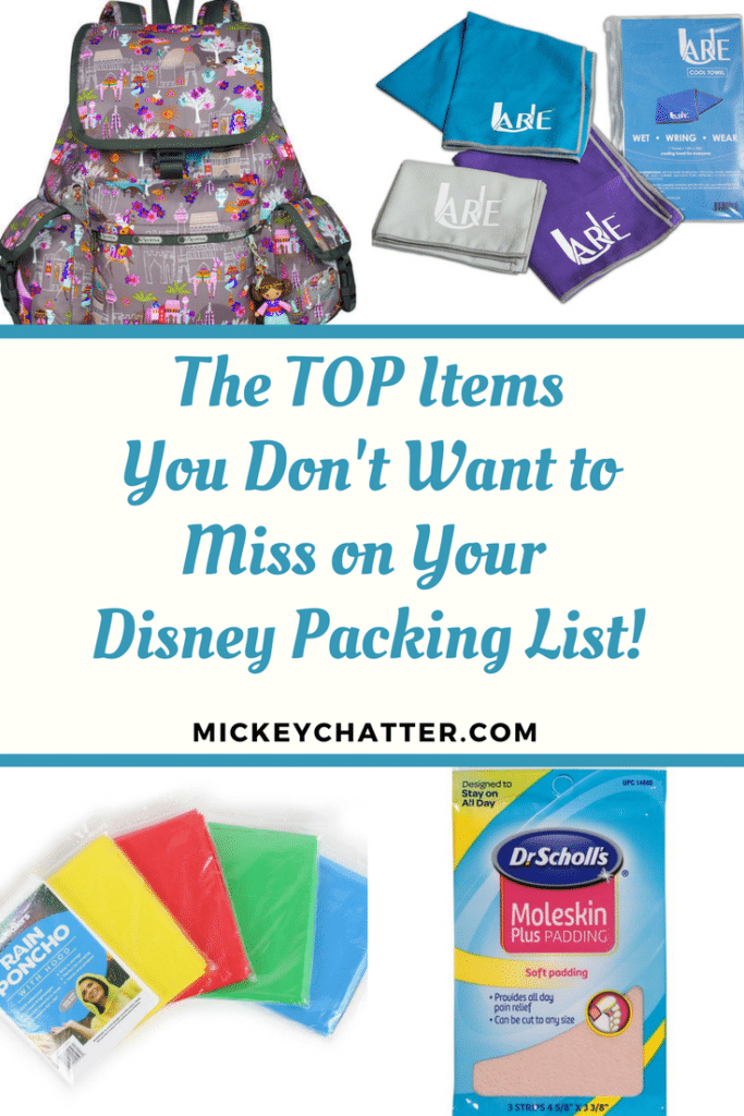 A List of the Top Items to Bring to Disney World Mickey Chatter
