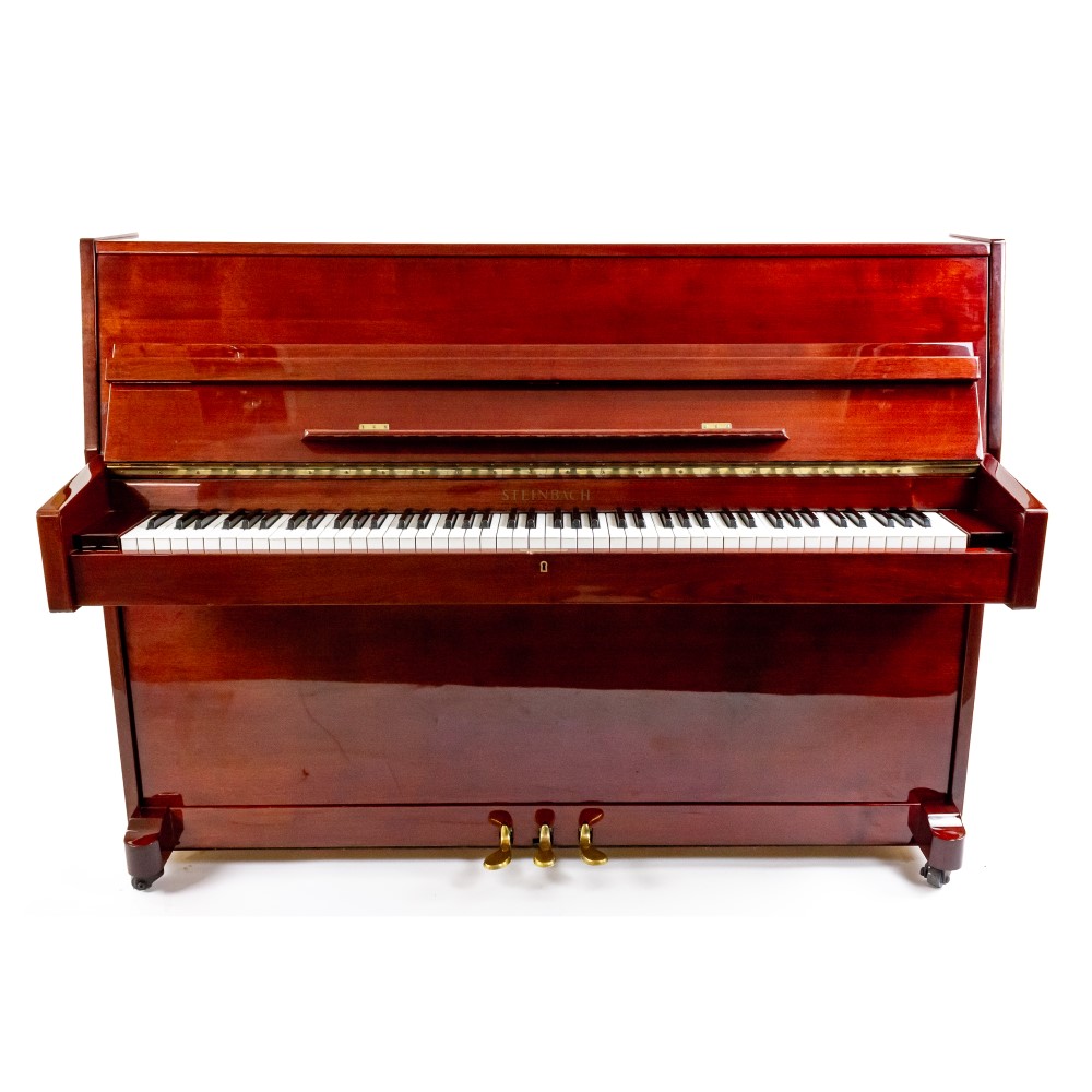 Second Hand Steinbach Upright Piano, Polished Mahogany, c.1995, 109cm Mickleburgh Musical
