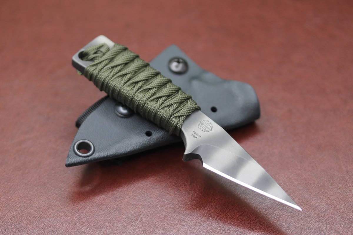 WP Mod 5 (Green Wrap) Mick Strider Custom Knives