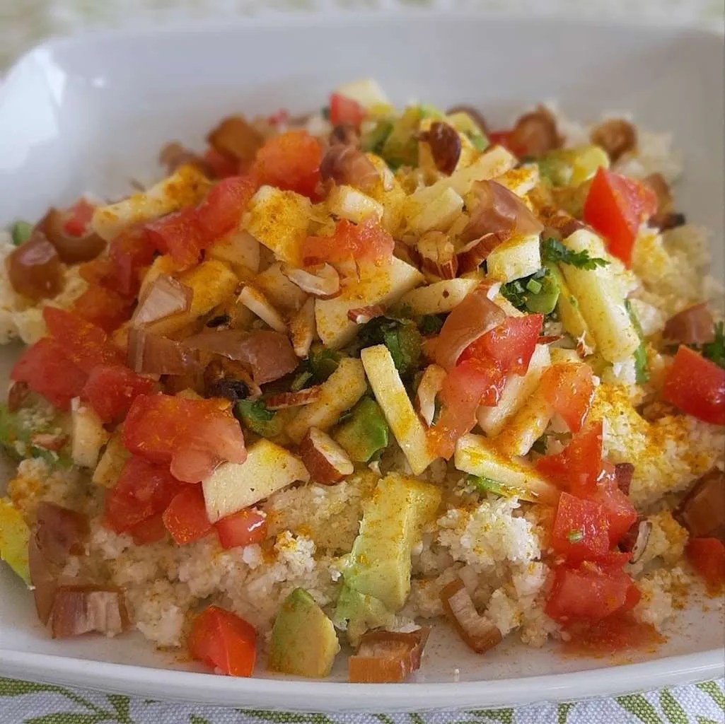 Cuscús de coliflor Mi Cocina Real Recetas Saludables