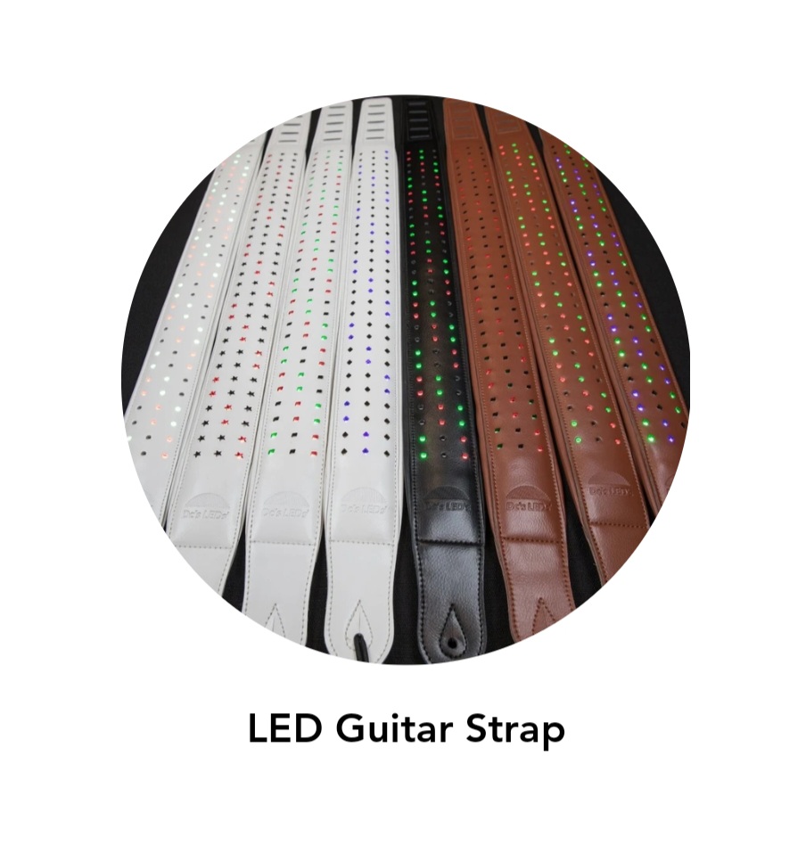 LED SOUND ACTIVATED GUITAR STRAP Coolest Thing