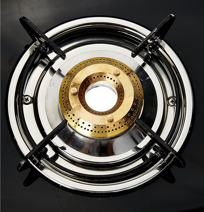 Pigeon by Stovekraft Favourite Blackline Smart Glass Top 4 Burner Gas Stove