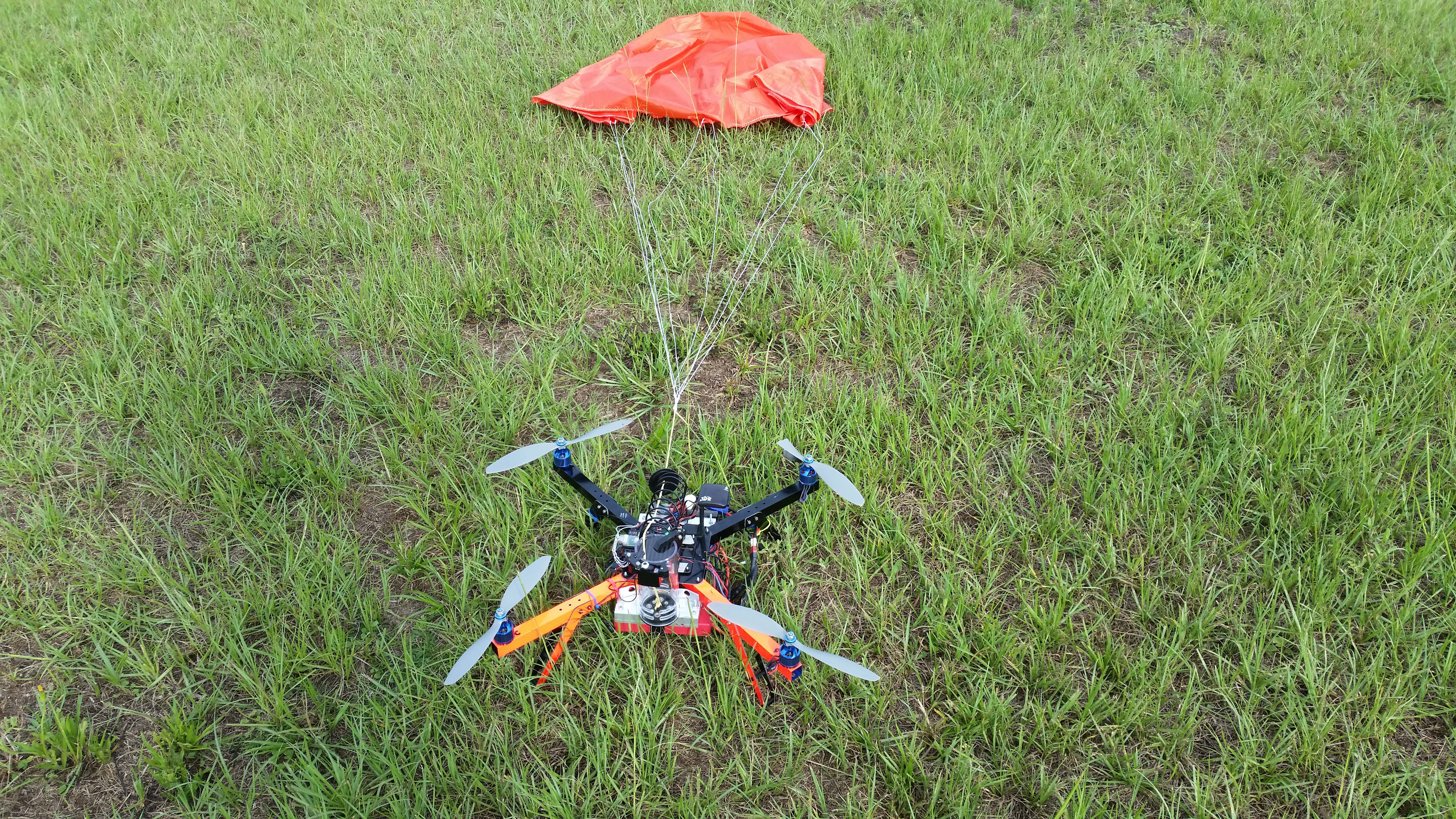 safety first parachutes on our drones