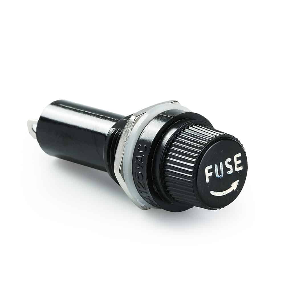 Fuse Holder Panel Mount for US (AGC) fuses 1/4" * 1.25