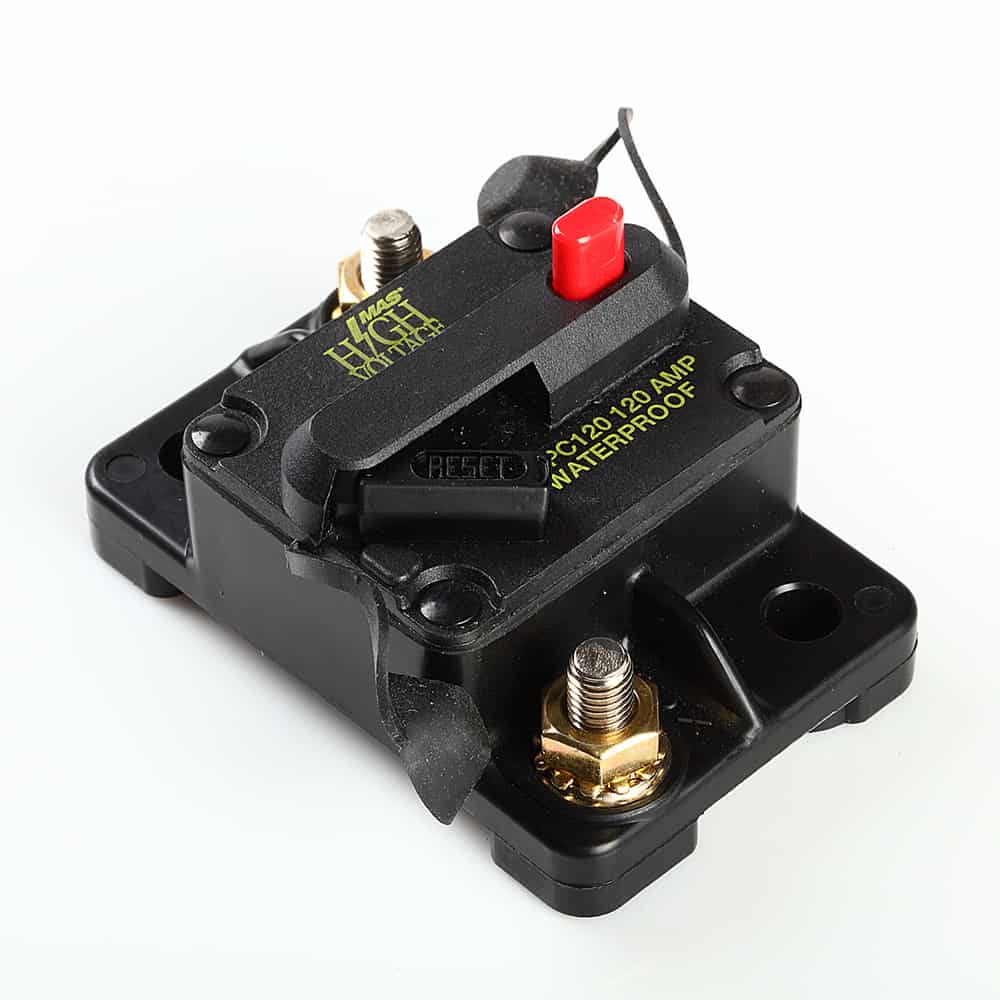 Waterproof 120 Amp Manual Reset Circuit Breaker 12v Car Auto Boat Audio