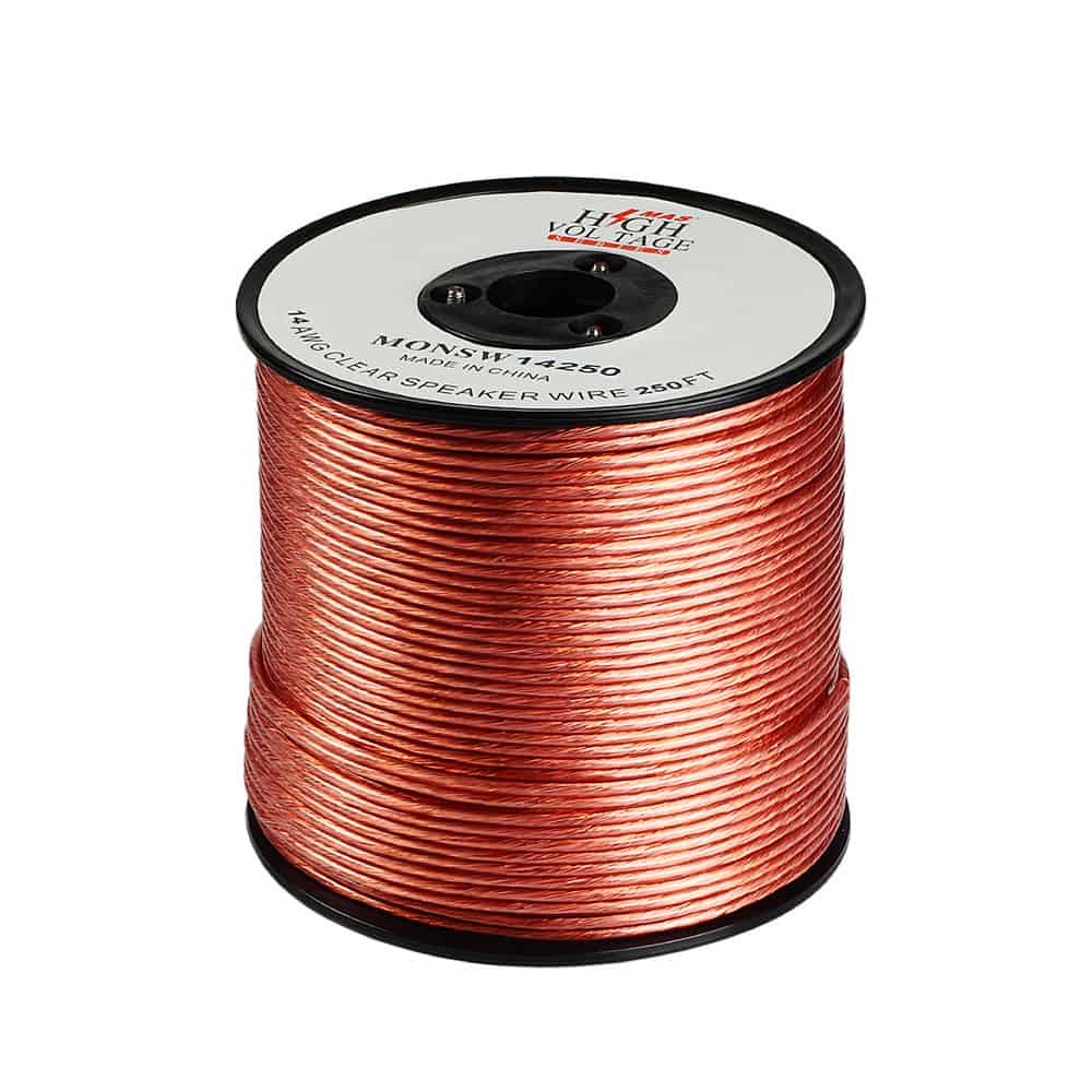 Car Home Audio Speaker Wire 14 Gauge 250 ft Audio Speaker