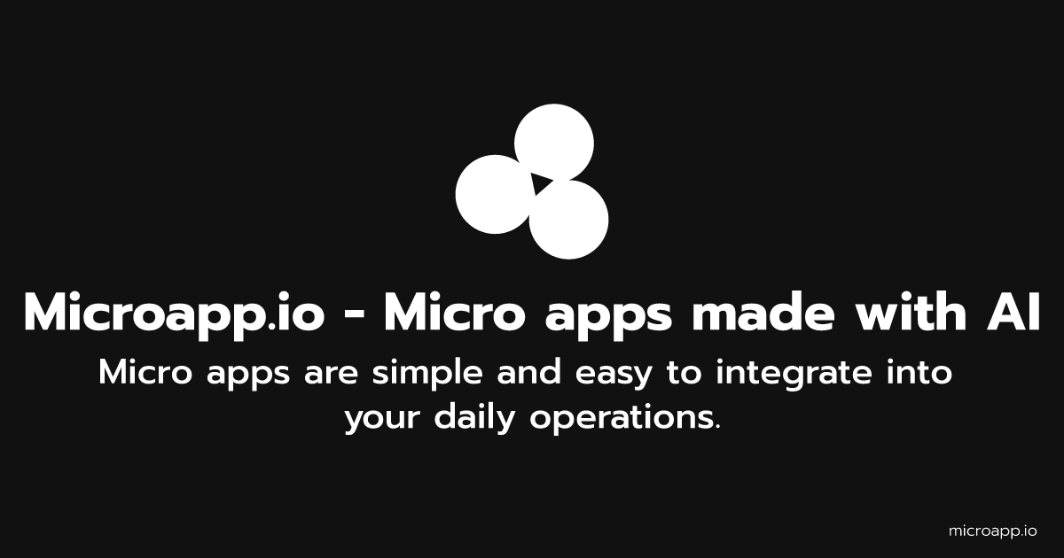 Microapp.io Percent Error Calculator