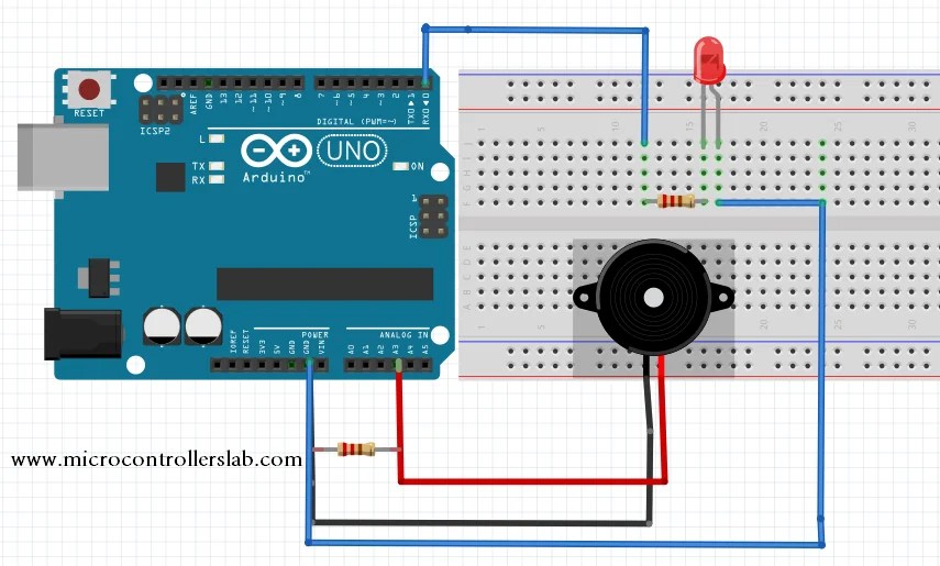 piezoelectric sensor interfacing with Arduino Uno R3