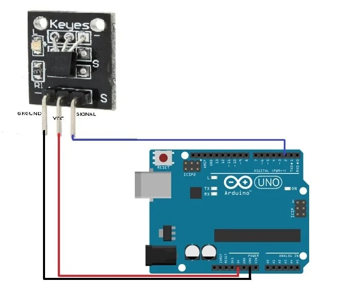 DS18B20 Temperature Module interfacing with arduino