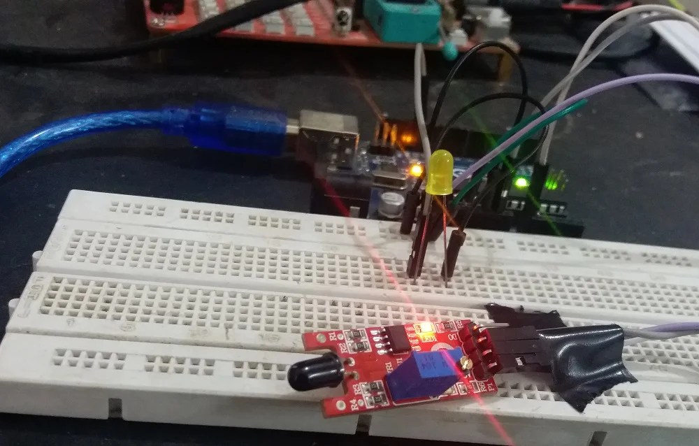 flame sensor interfacing with arduino for fire detection