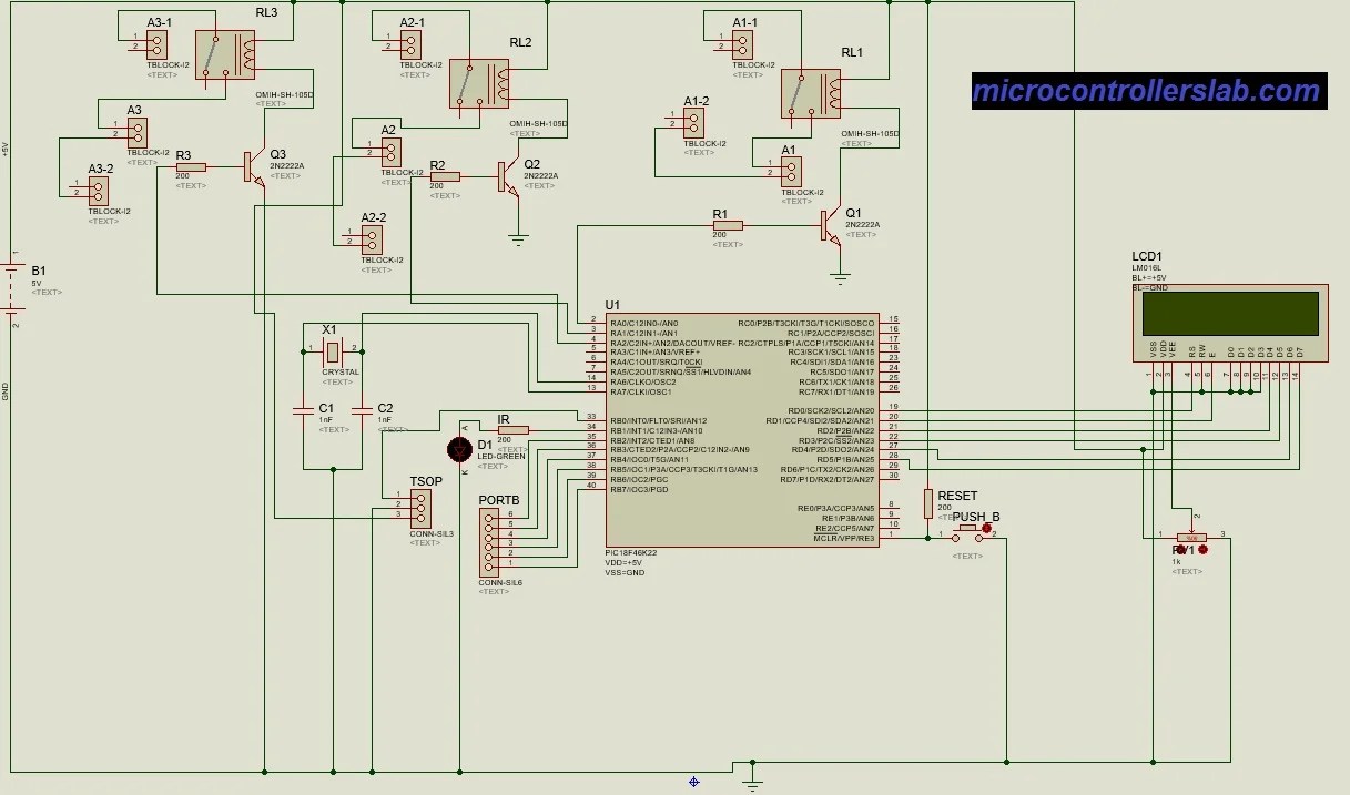 Tv remote controlled home automation system using pic microcontroller