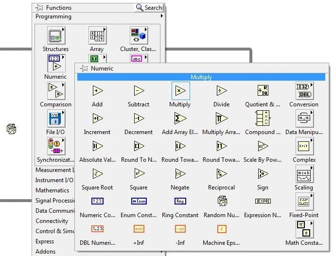 Structures in LabVIEW: Loops, case and sequence structures