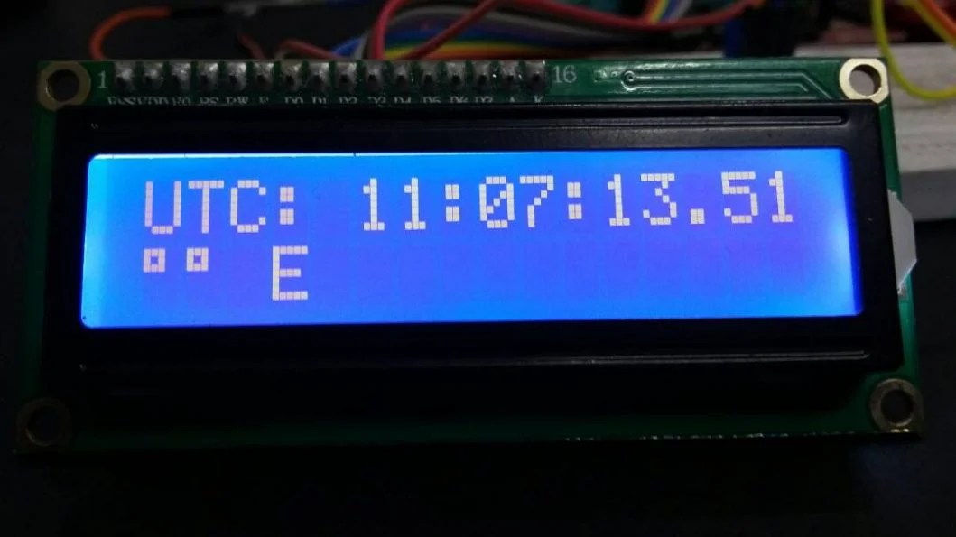 GPS based clock using pic microcontroller Universal clock