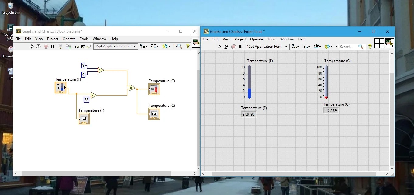 Using charts and graphs in labview with example tutorial 6