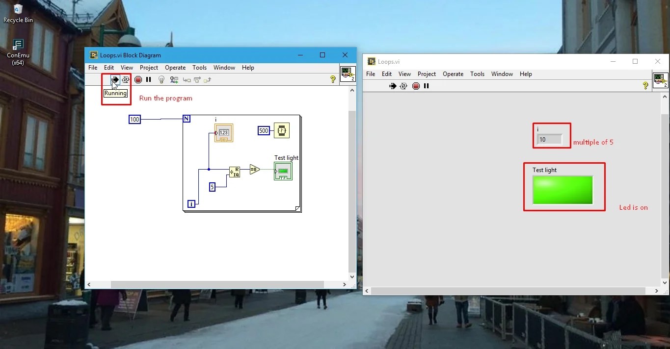 How use to loops in labview tutorial 3