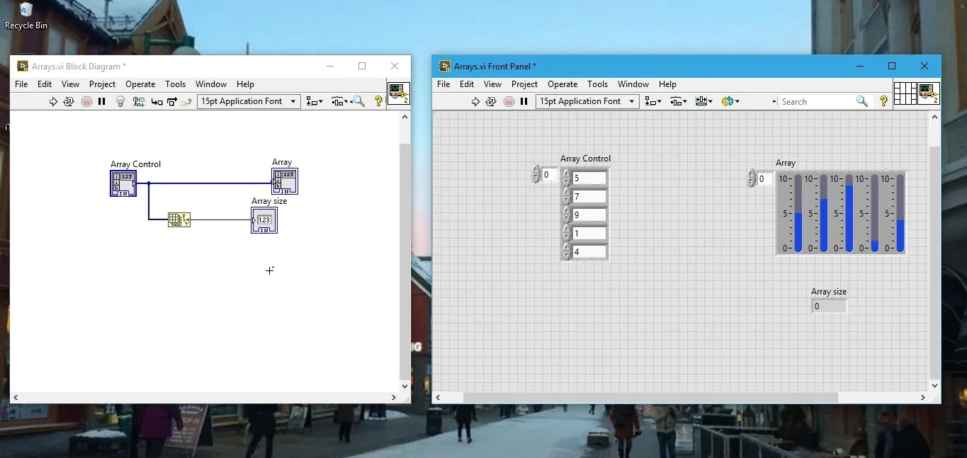 arrays in labview with examples tutorial 5