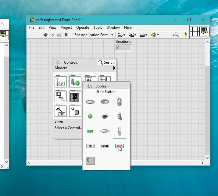 Led Shift Register Labview Shift registers in labview examples : tutorial 10